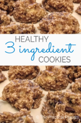 Healthy Three Ingredient Cookies - The Practical Parents